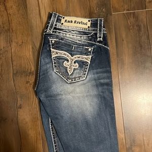 Rock revival boot cut Adele Jean